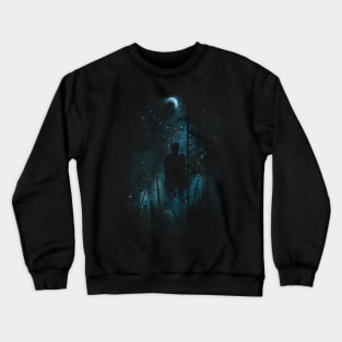 Viking Battlefield - Night Moon Crewneck Sweatshirt